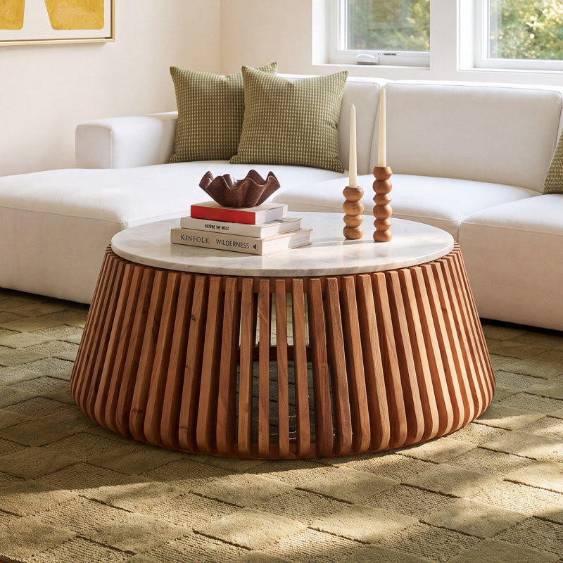 Beckton Marble Top Coffee Table
