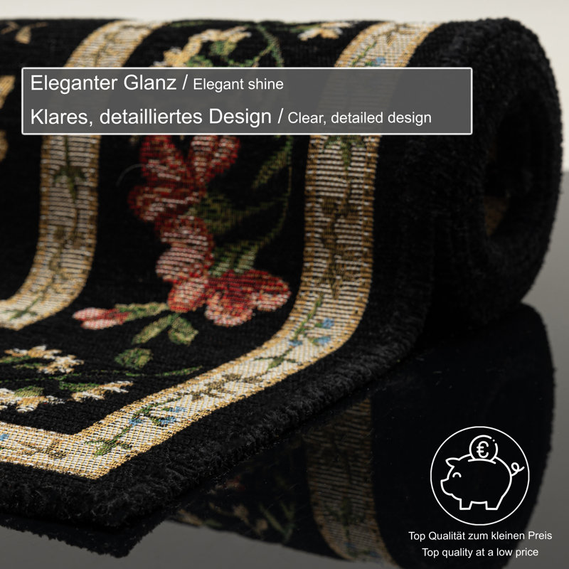 Costanzo Flatweave Black Rug