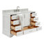 Meuble-lavabo simple avec plateau Abita 55-93359236