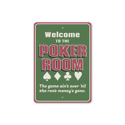 Plaque de poker en aluminium