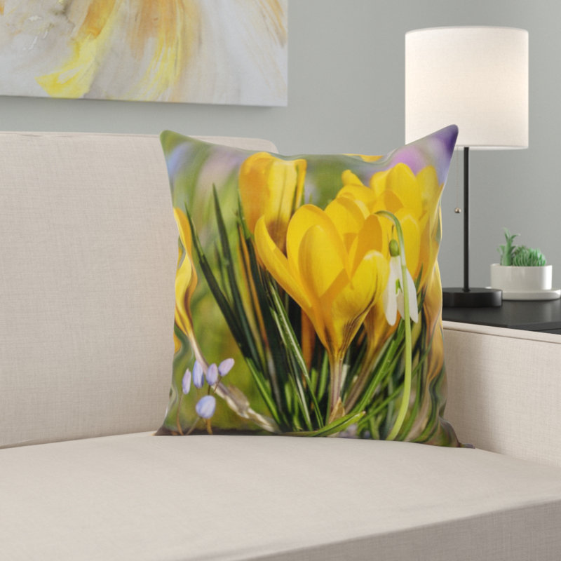 Microsuede Throw Pillow
