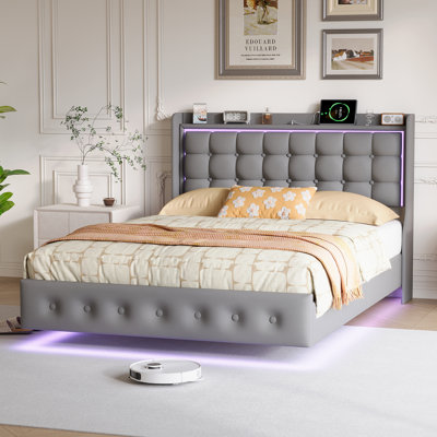 Upholstered Velvet Bed