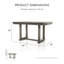 Table de salle à manger Bruun