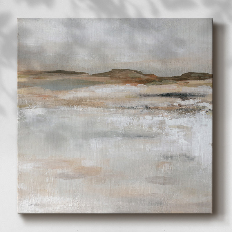 Plancher désertique - Toile tendue avec châssis, H 40 po x l 40 po x P 1,5 po