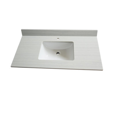 Plateau de meuble-lavabo simple 43 po