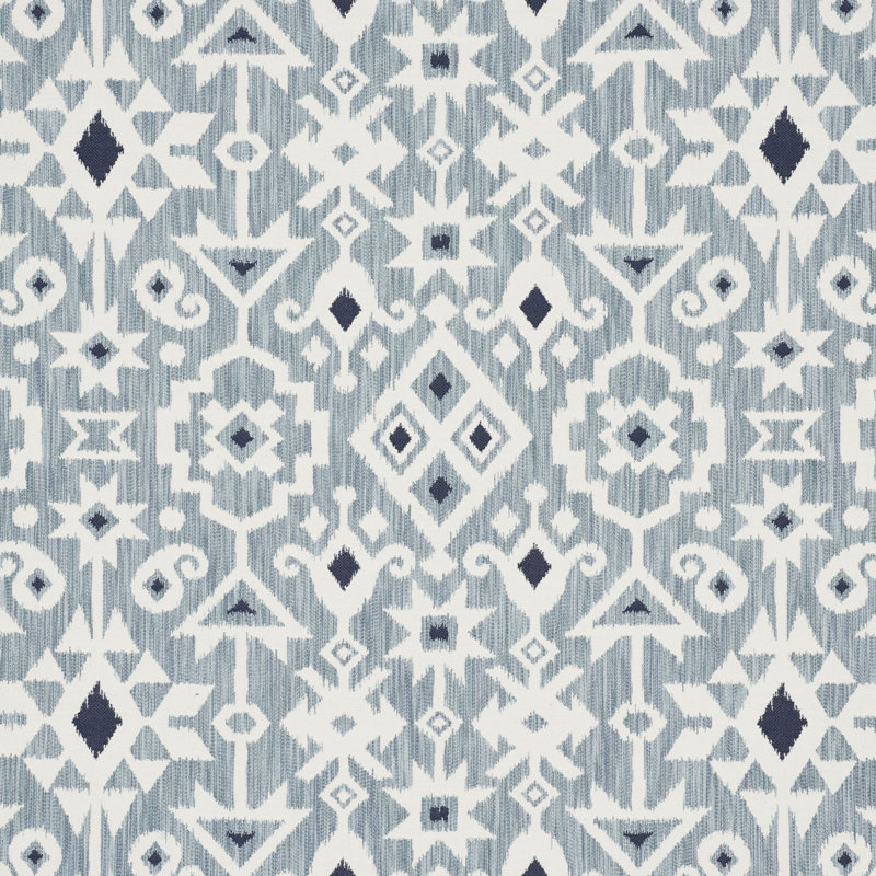 Tissu Crusoe Ikat, Ciel