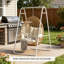 Support de chaise Garden Egg, support de chaise hamac, support de chaise en acier massif (support de chaise seulement)
