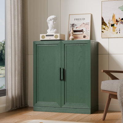 Modern 31" 2-Door Sideboard Storage Cabinet with Adjustable Shelves
