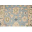 Tapis turc bleu fait à la main Oushak 9