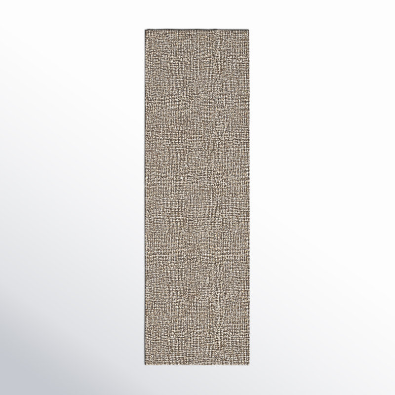 Tapis en laine touffeté à la main Britley, Tapis de couloir 2 pi 6 po x 8 pi