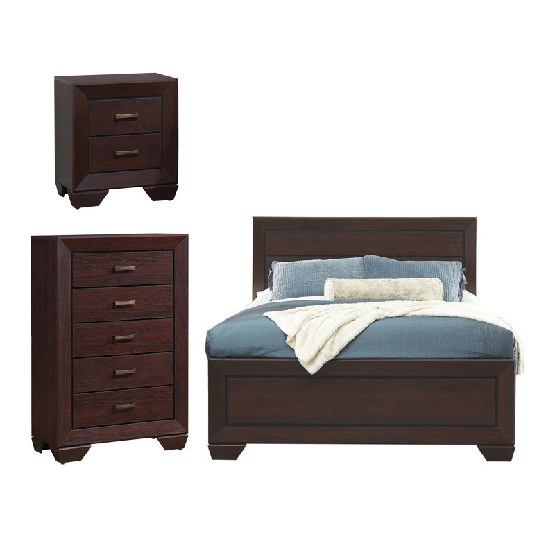 Piece Bedroom Set, Dark Cocoa, Queen