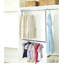 Organisateur de vêtements extensible et réglable pour garde-robe