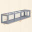 Wooden Outdoor Cat Tunnel Toy W/ Multiple Entrances, Cat Tube