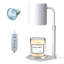 Lampe chauffe-bougie réglable en métal-1074815769
