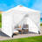 10x10 Pop Up Canopy Tent Gazebo with 4 Removable Sidewalls One Push Party Tent-106632945