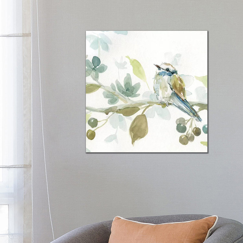 Spring Melody III, H 26 po x l 26 po x P 1,5 po, Toile tendue, Pas de tapis