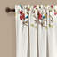 Panneau de rideau obscurcissant et floral avec passe-tringle Floral-416652603-416634772