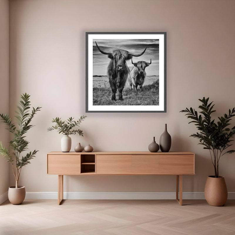 Nature Inspired Highlands by  - Picture Frame Photograph on Paper, 24" H x 24" W