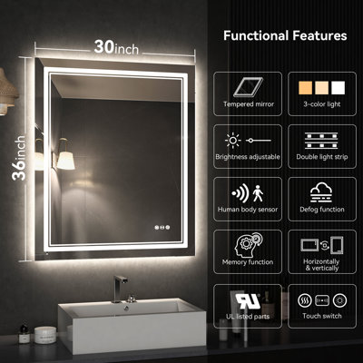 Metal Rectangle Mirror