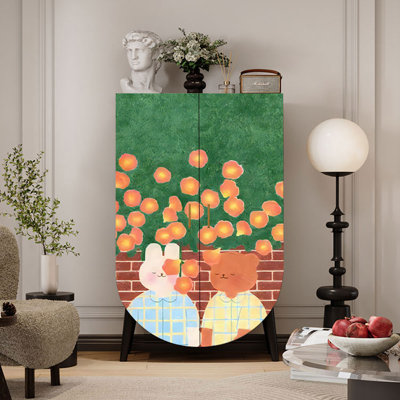 New Chinese-style retro wardrobe