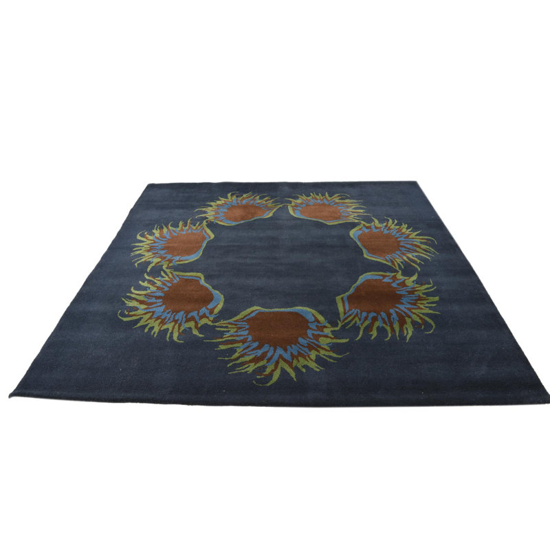 Tapis bleu marine rectangulaire 7 pi Pineland