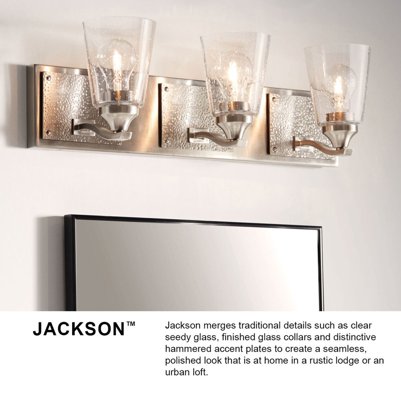Jackson 4-Light Dimmable Vanity Light, Buckeye Bronze