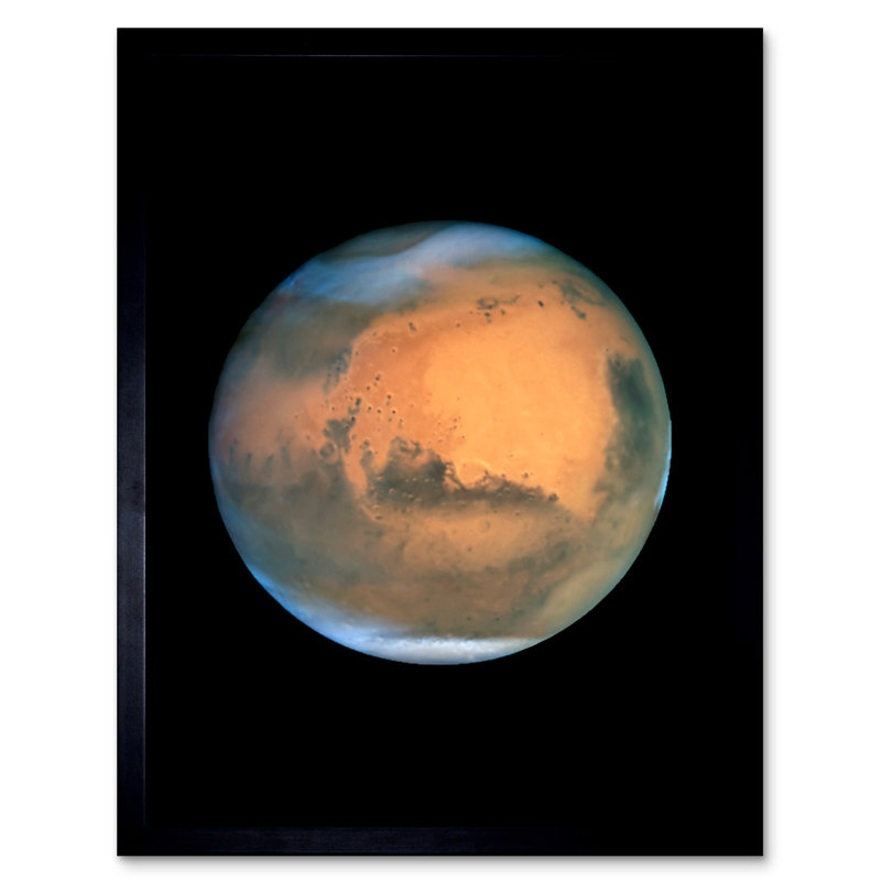 Hubble Space Telescope Mars Near Opposition 1995-2005: 2001 - Single Picture Frame Print