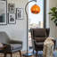 Lampe sur pied en verre Sunset
