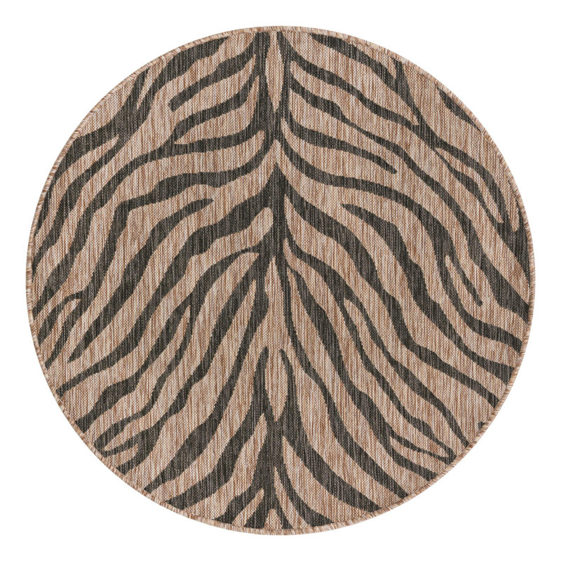 Tapis naturel / extérieur Natural Tsavo, Rond 4 pi