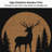 Reindeer Coir Doormat 30x18 Inches