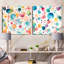 Citlaly - Ensemble de 2 collages de formes carrées abstraites-101858759-101858755