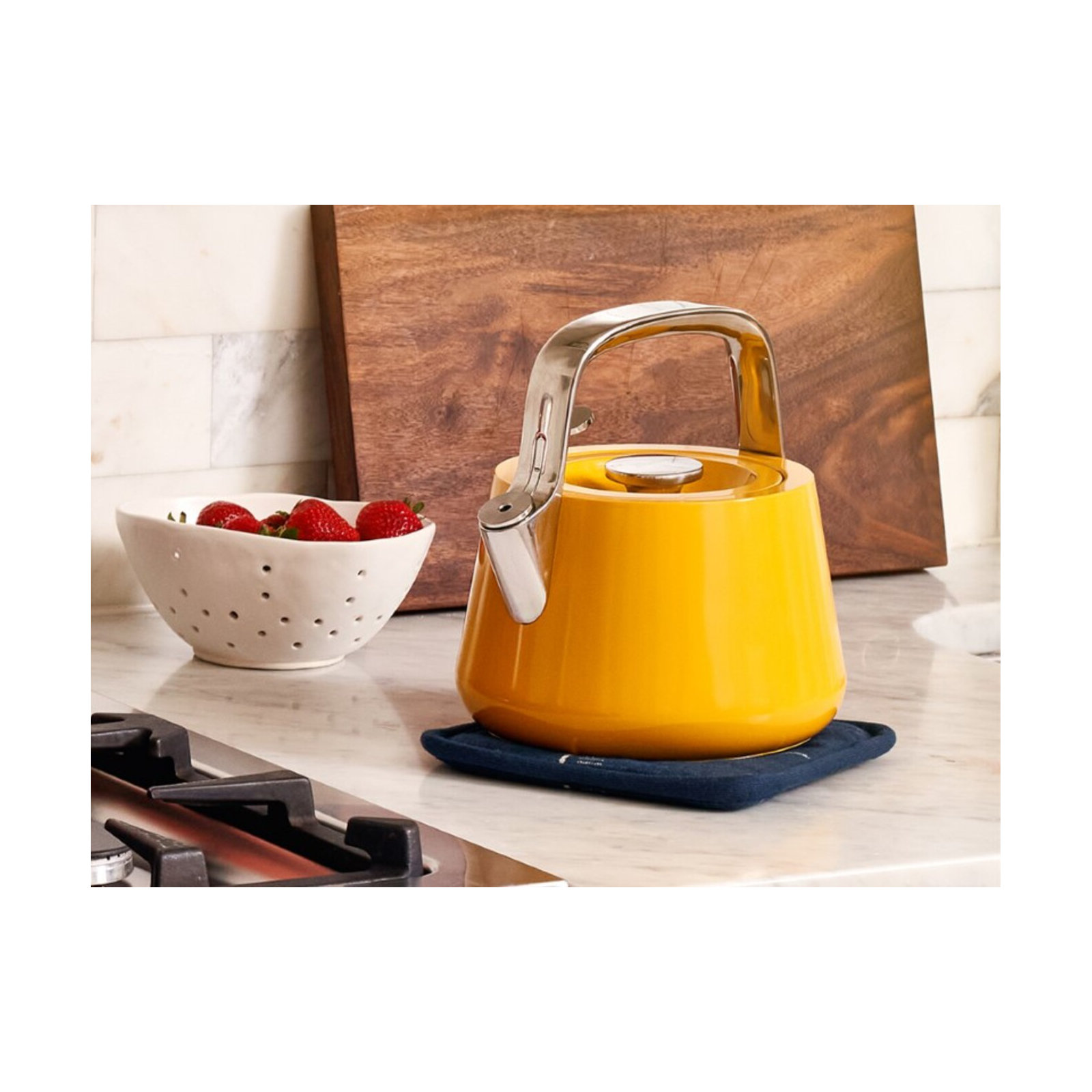 Caraway Stovetop Whistling Tea Kettle, Marigold
