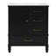 Armoire de salle de bain avec lavabo et porte avec trois tiroirs-1041012469