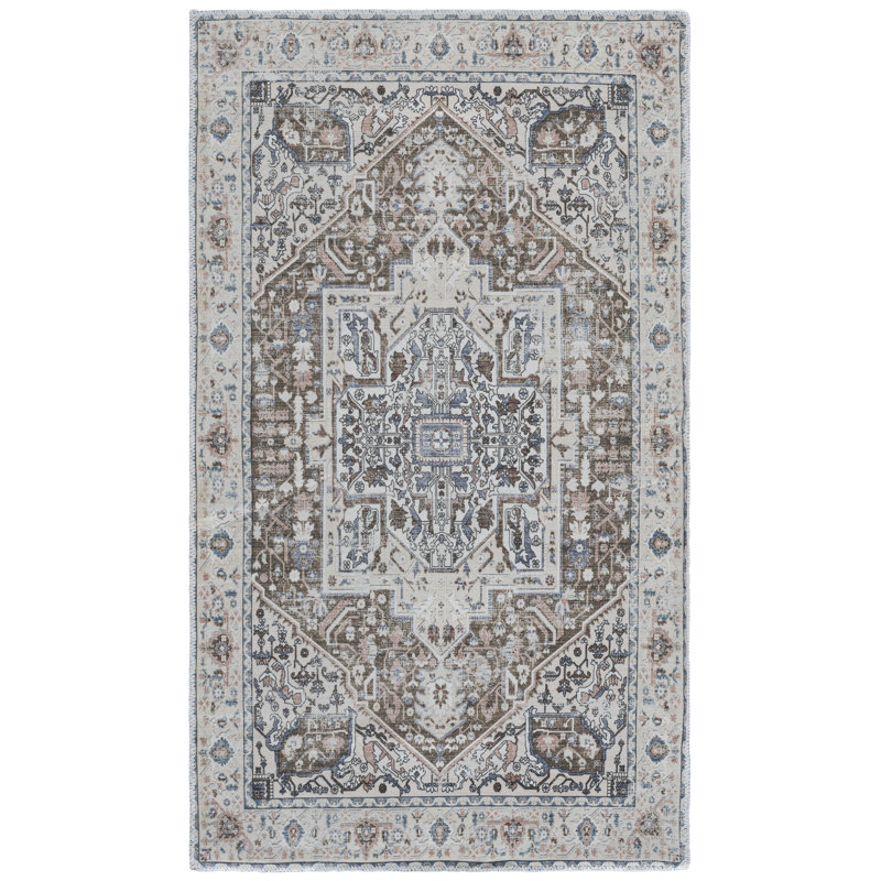 Tapis oriental lavable à la machine Arizona Performance, Rectangle 2 pi 3 po x 4 pi