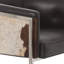 Calvin Upholstered Stool with Metal Frame