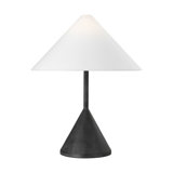 Kelly Wearstler Brachion 1 Light Bedroom Home Office Living Room Lamp With White Linen Shade