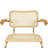Marcel Breuer Cesca Cane Cantilever Dining Armchair Arm Chair-1319353972