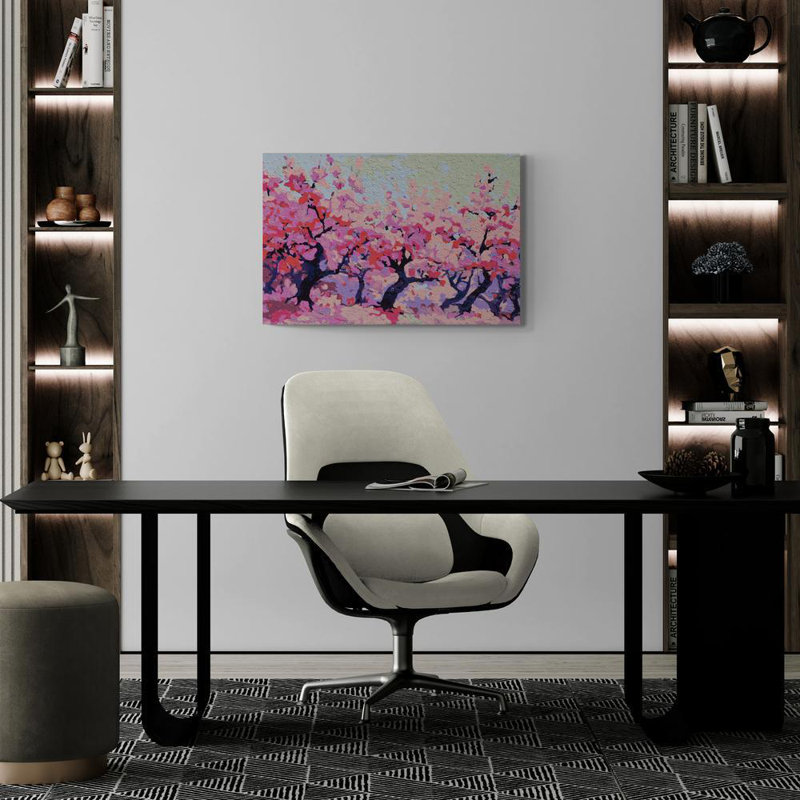 Cherry Blossom, 24" H x 36" W