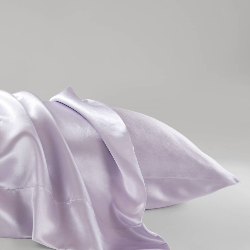Satin Luxury Sheet Set, King Sheet Set, Lilac