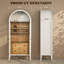 Garde-manger moderne de 71 po de hauteur avec tiroir et tablettes réglables-2010284329