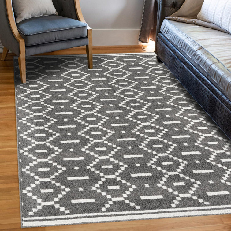 Tapis Ivy Bronx Begna Nathanyl gris