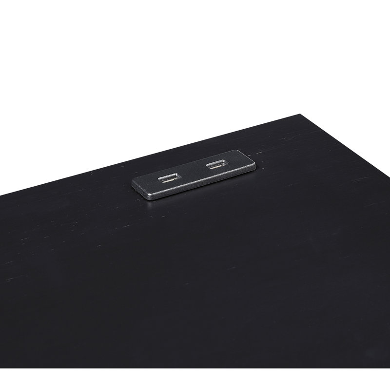 Ensemble de bureaux 3 pièces avec tabouret Mackeby's , Noir, noir, noir, noir