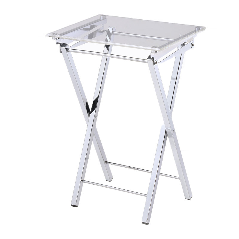 Aloysius Tray Table, Chrome