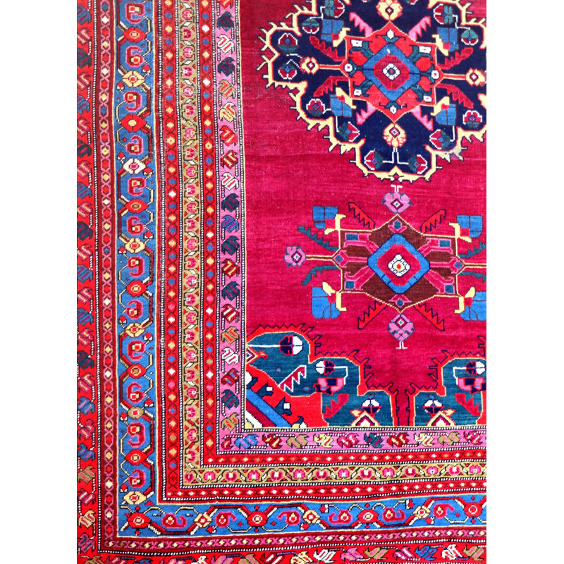 Vintage Worn One-of-a-Kind Runner 6'1" X 12'11" Area Rug