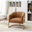 Fauteuil demi-tonneau rembourré l 30 po Romy-1182314355
