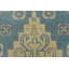 Tapis bleu unique de 2 pi 11 po x 5 pi 1 po