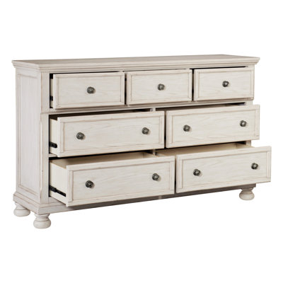 Dresser With 7 Drawers, Traditional Design Dresser For Bedroom