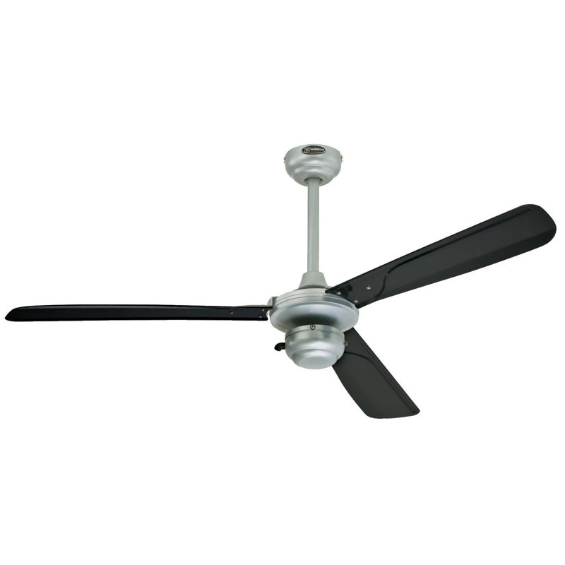 MOUNTAIN GALE Ceiling Fan, Silver