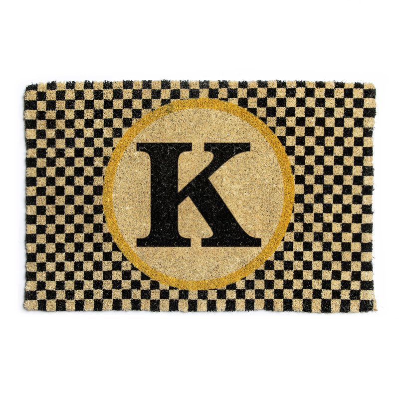 Monogrammed Entrance Mat, K