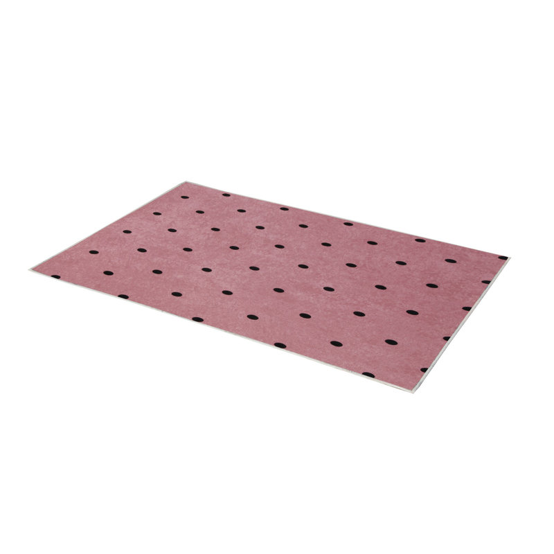 Soft Hall Carpet 2.6 x 4.9 Feet | 100% Polyester, 0.04 in Pile Height | Antibacterial, Non-Slip Underside | Woven with 3D Digital Printing | Machine Washable | Durable & Stylish for Entryways & Living Rooms